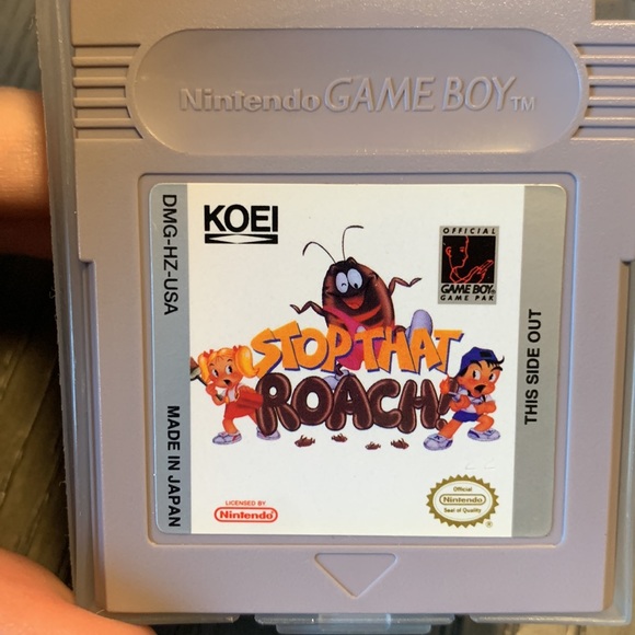 Stop That Roach - Rare Nintendo Gameboy Game - with protective case - Picture 5 of 6